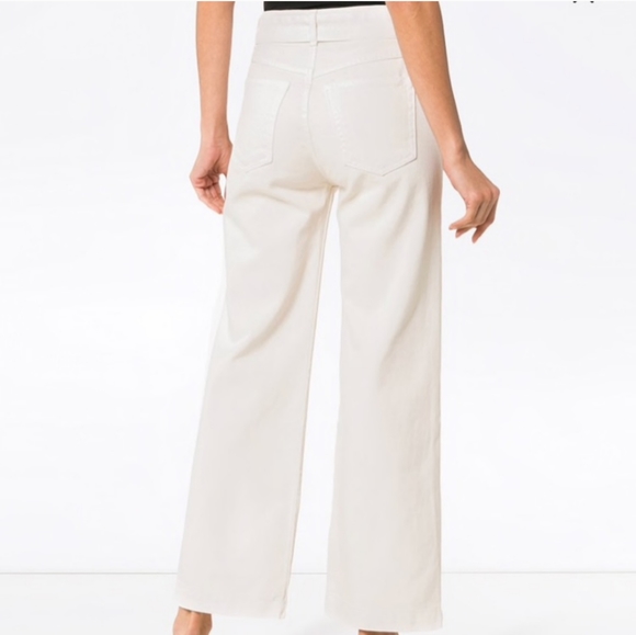 Reformation Madison High Waisted Belted Ankle Jeans Denim Jeans 24 - Picture 2 of 15